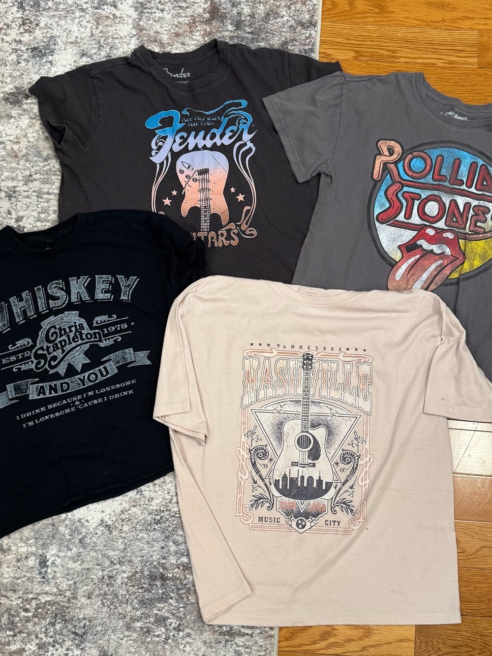 4 Vintage-Style Music Graphic Tees